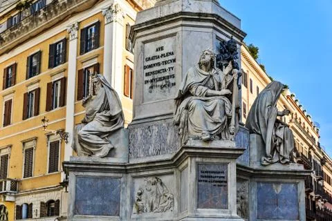 Column of the Immaculate Conception Foto stock