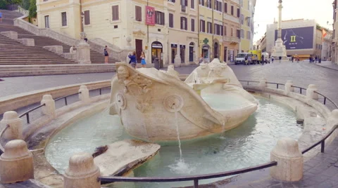 The Column of the Immaculate Conception in Rome, Italy Stock-Footage 66910235