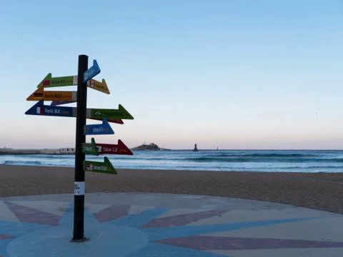 Column with the indexes of the countries of the world Foto stock
