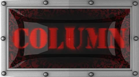 Column on led Видео 8685418