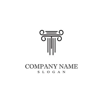 Column Logo Template vector symbol Stock Illustration