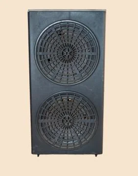 Column from the old tape recorder Stock Photos