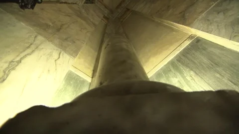 Column of Saint Pauls Beheading, San Paolo alle Tre Fontane, Rome, Italy Stock Footage 327389830