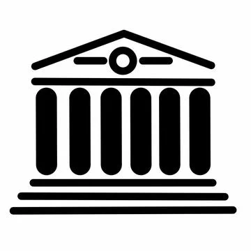 Column theater icon Simple illustration. Column theater vector icon suitable for Stock Illustration
