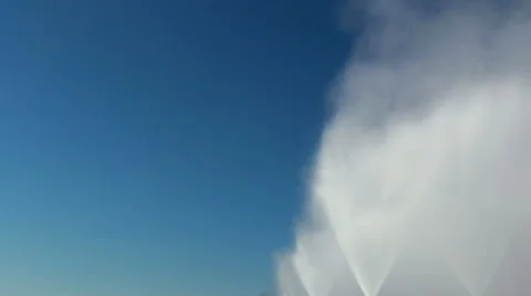 Column of water in the sky Stock Footage 46999645