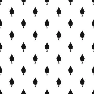 Columnar tree pattern, simple style 스톡 일러스트