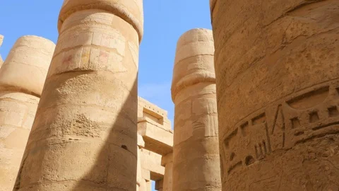 Columned Courtyard in The Open Air Stock Footage 129231189