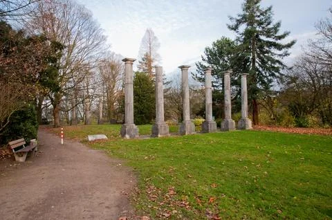 Columns in Aachen Stock Photos