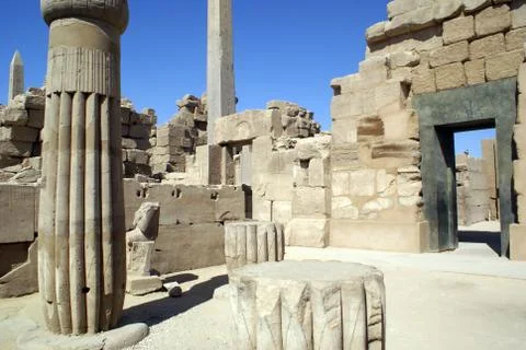 Columns and obelisk Stock Photos