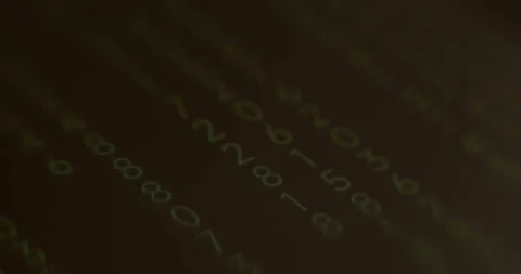 Columns and rows of a series of numbers Stock Footage 323372039
