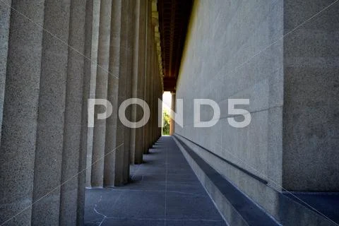 Columns and Wall Stock Photos