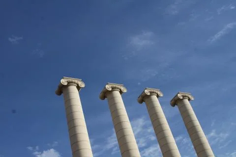 Columns from Barcelona Stock Photos