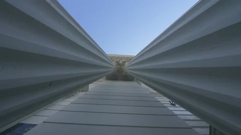 Columns of the Building Stock Footage 134207197