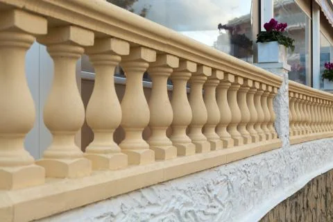 Columns in the fence Stock Photos
