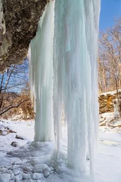 Columns of Ice Stock Photos
