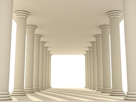 Columns Stock Illustration