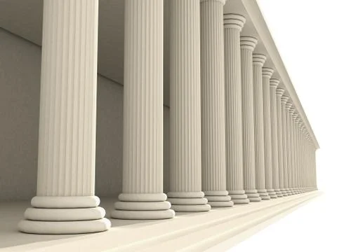 Columns Stock Illustration