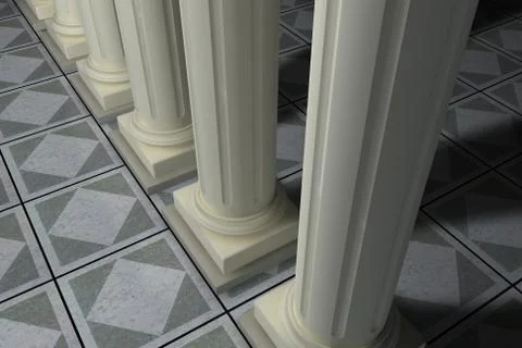 Columns Stock Illustration