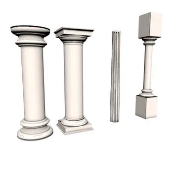 Columns Illustrazione stock