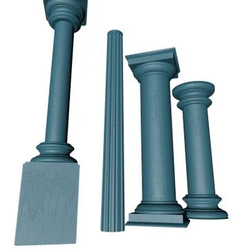 Columns Illustrazione stock
