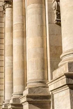 Columns Of Justice Stock Photos
