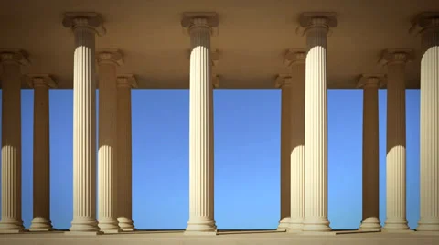 Columns in line Stock Footage 37962102