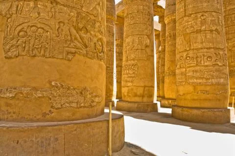 Columns shadows Stock Photos