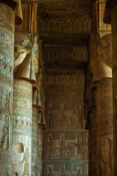 Columns of a temple Stock Photos