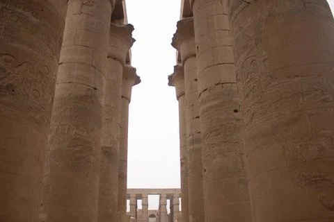 Columns at the temple Stock Photos