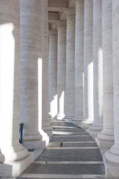 Columns in vatica Stock Photos