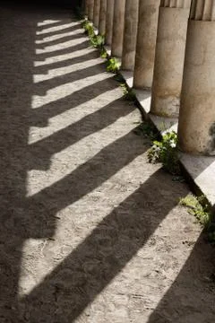 Columns in Villa Oplontis Stock Photos