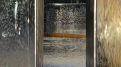 Columns of water CU 库存影片 36382560