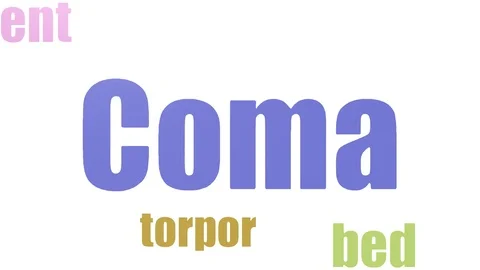 Coma Tagcloud Animated Isolated On White Stock Footage 103657289