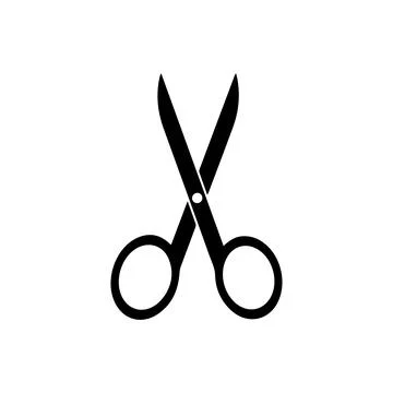 Comb and scissors icon. Scissors hairbrush vector illustration Illustrazione stock