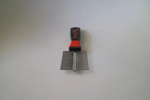 Comb for combing dog or cat hair Stock Photos