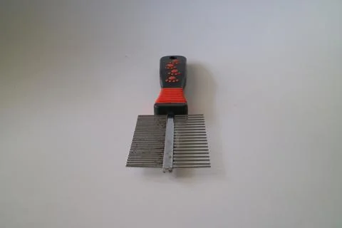 Comb for combing dog or cat hair Stock Photos