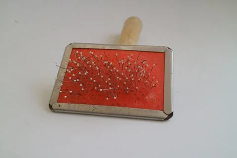Comb for combing dog or cat hair Stock Photos