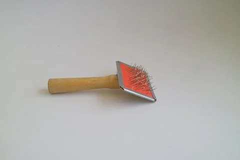 Comb for combing dog or cat hair Stock Photos