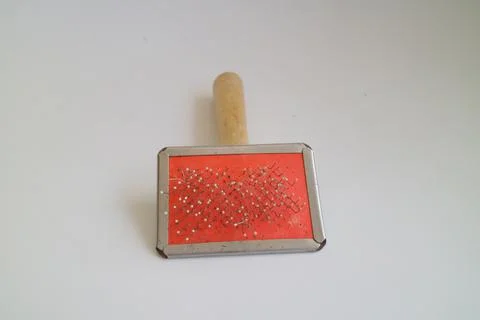 Comb for combing dog or cat hair Stock Photos