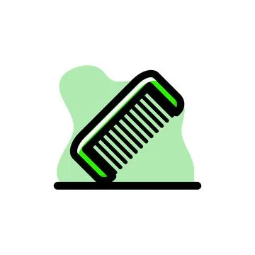 Comb Conceptual Icon Vector Illustration Design Illustrazione stock