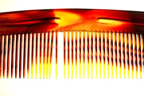 Comb with gap 스톡 사진