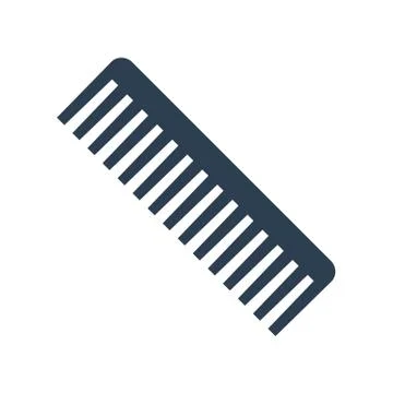 Comb icon on white background. Stock Illustration