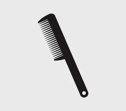 Comb icon on white background Stock Illustration