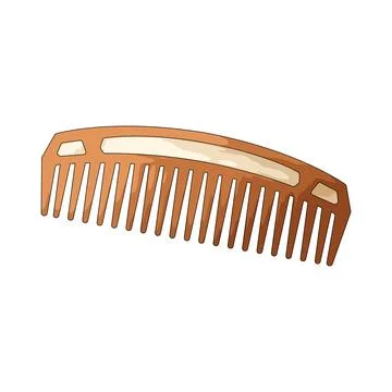 Comb illustration 스톡 일러스트