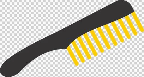 Comb image flat illustration Stock Illustration