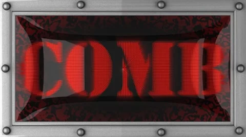 Comb on led 스톡 동영상 8685425