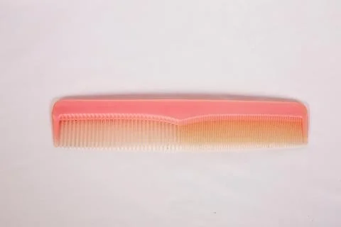 A comb made of virgin plastic Stock Photos