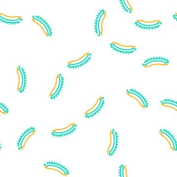 Comb pet toy vector seamless pattern Stock Illustration