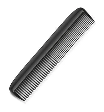 Comb White Background Stock Illustration