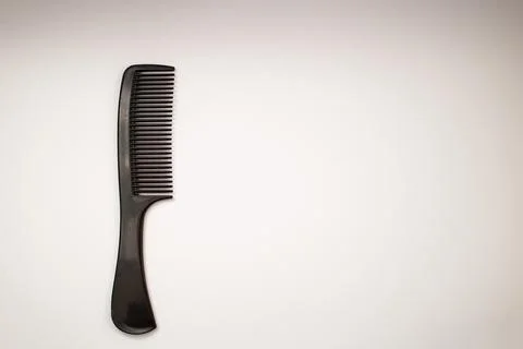 Comb on white background, object shot . Stock Photos